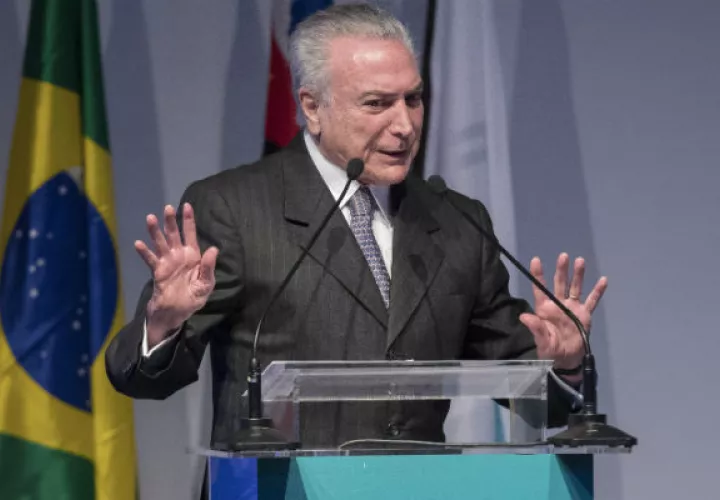 El presidente Michel Temer, trata de seguir adelante con sus reformas. FOTO/EFE