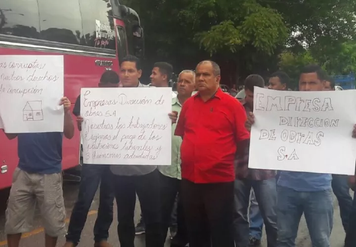 Los exempleados no descartan protestas más drásticas.  Víctor Eliseo Rodríguez. 