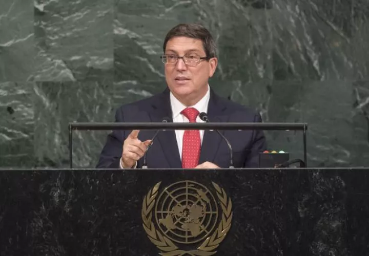 Canciller Bruno Rodríguez. EFE