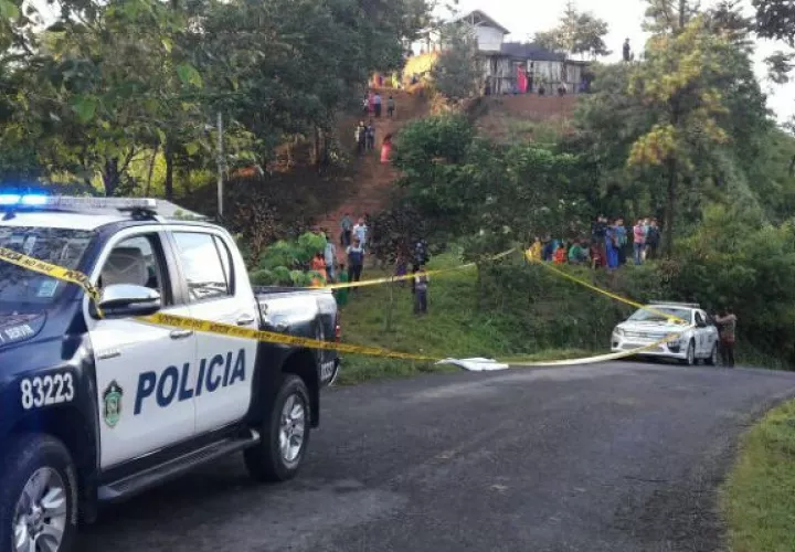Policía acordonó el área. Foto: Mayra Madrid. 