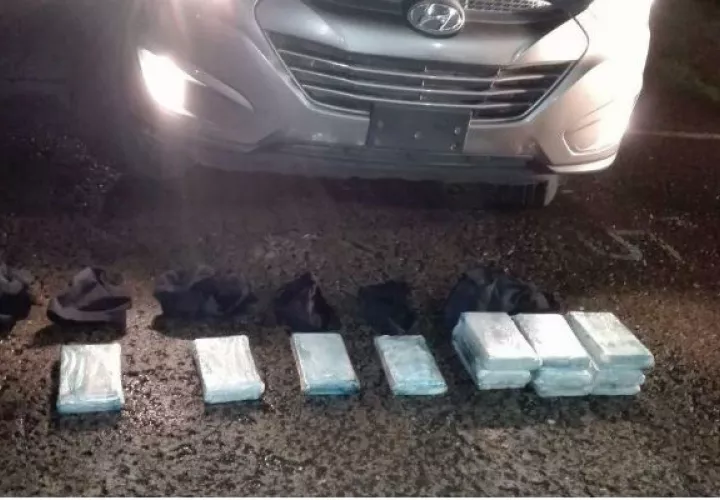 La droga decomisada por las autoridades.