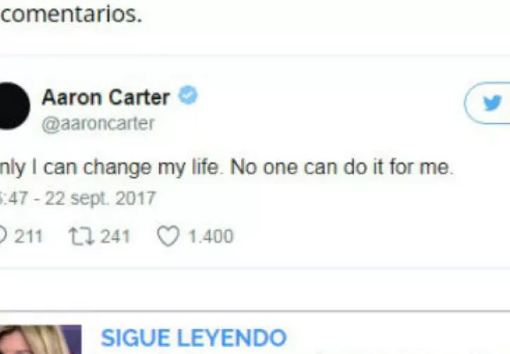 El comunicado del cantante