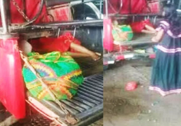 La muchacha indígena falleció en la terminal de San Félix. /Foto Cortesía.
