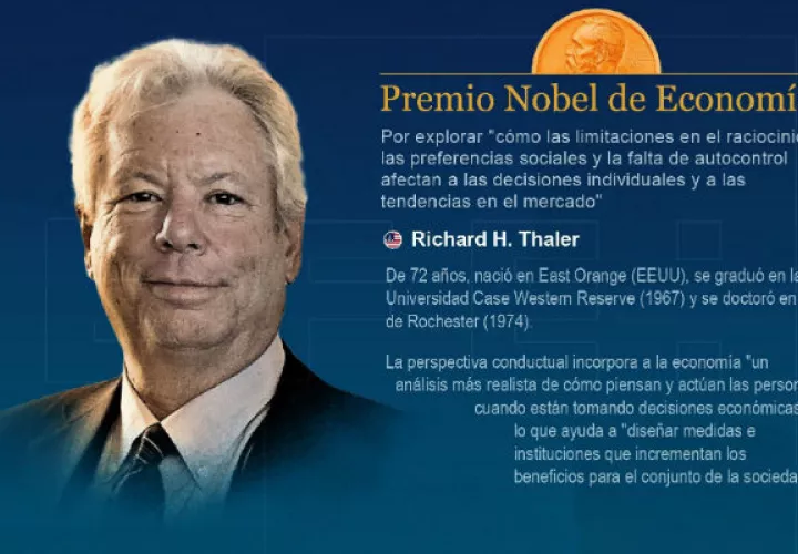Richard H. Thaler, premio Nobel de Economía 2017. Foto/ EFE