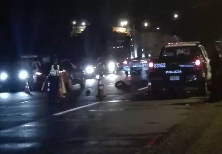 Una nueva víctima por atropello se registró en San Carlos, Panamá Oeste. 