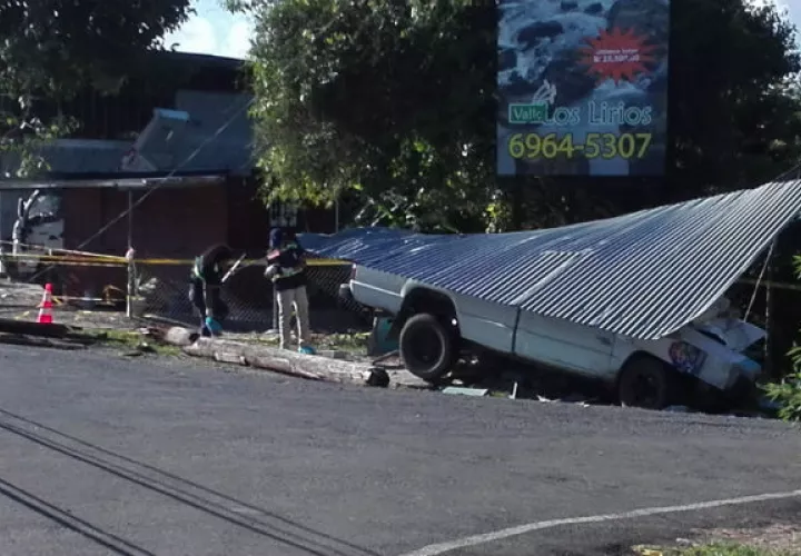 La mujer por atropello en la misma parada de bus en San Carlos. Foto: Eric Montenegro