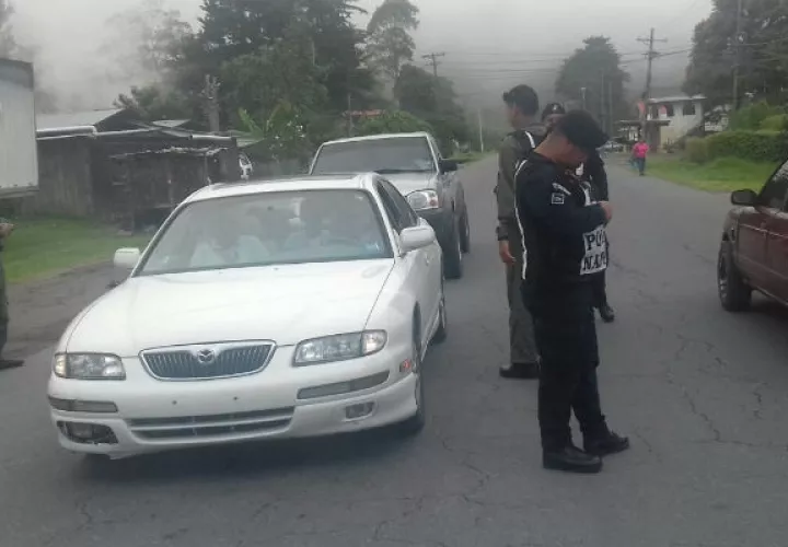 Se montó un operativo policial. Foto: Mayra Madrid. 