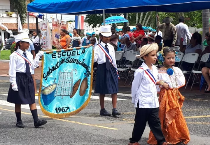 Los natariegos también celebraron la gesta de independencia. /Foto Elena Valdez