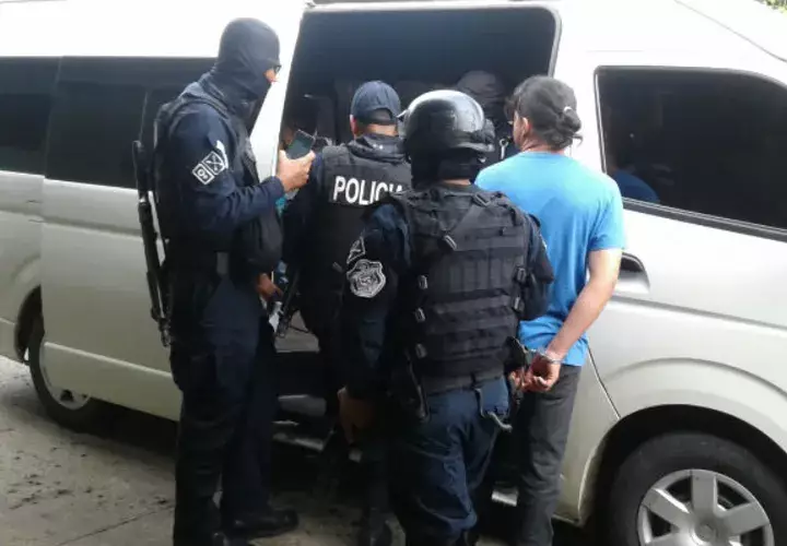 Personas que han sido aprehendidas. 