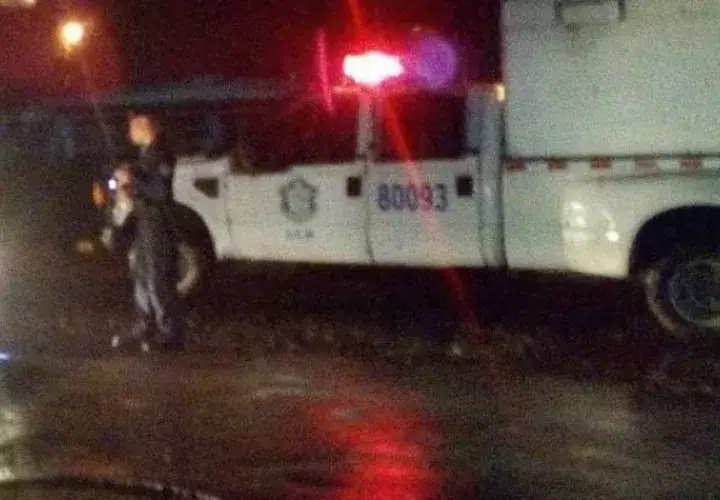 Los afectados se encontraron una ronda policial. Foto: José Vásquez. 