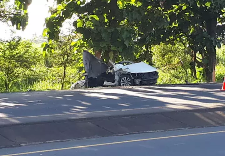 Un muerto y un herido en el último accidente registrado en el lugar. Fotos: Elena Valdez. 