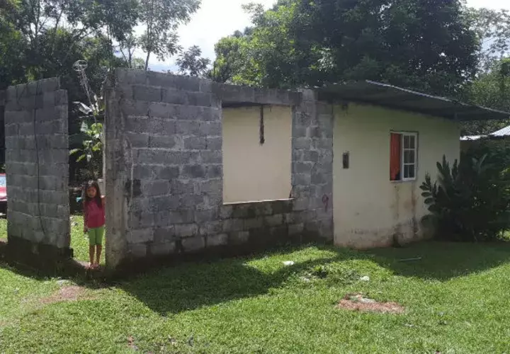 Una de las casas afectadas por la última inundación. Foto: José Vásquez. 