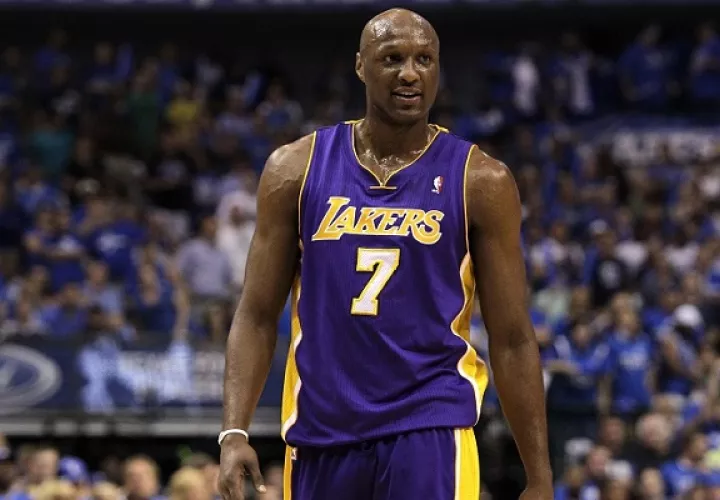 Lamar Odom estuvo casado con Khloe Kardashian.