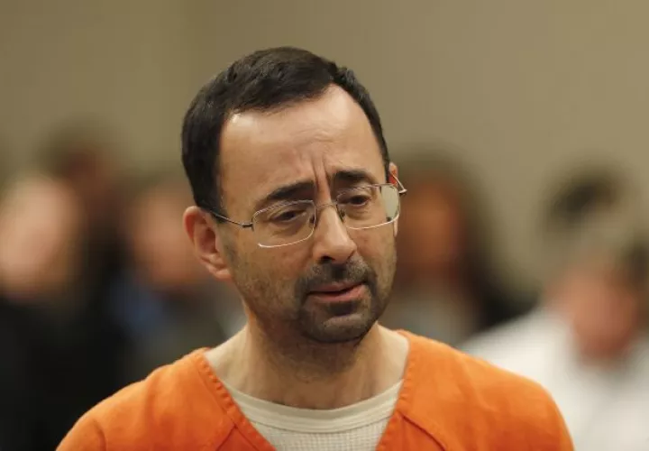Larry Nassar tiene 54 años. Foto AP
