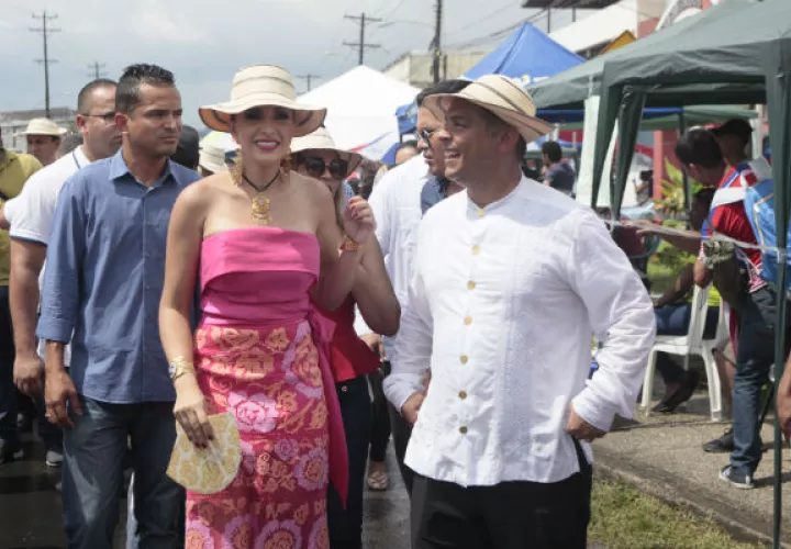 Levy estuvo acompañada de su colega Adolfo 'Beby' Valderrama / Víctor Arosemena.