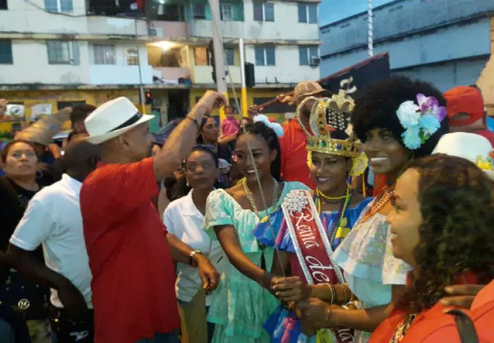 Katia Primera, reina del Carnaval 'Wapin Colón'. Foto: Delfia Cortez
