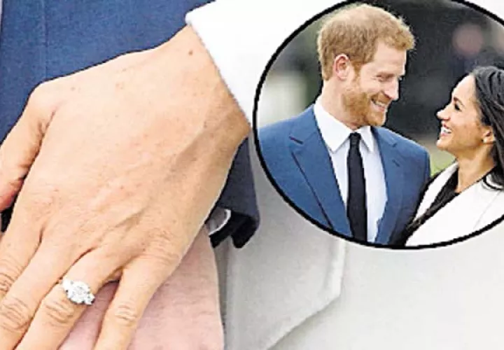 Así es el anillo que el príncipe Harry le dio a Meghan Markle