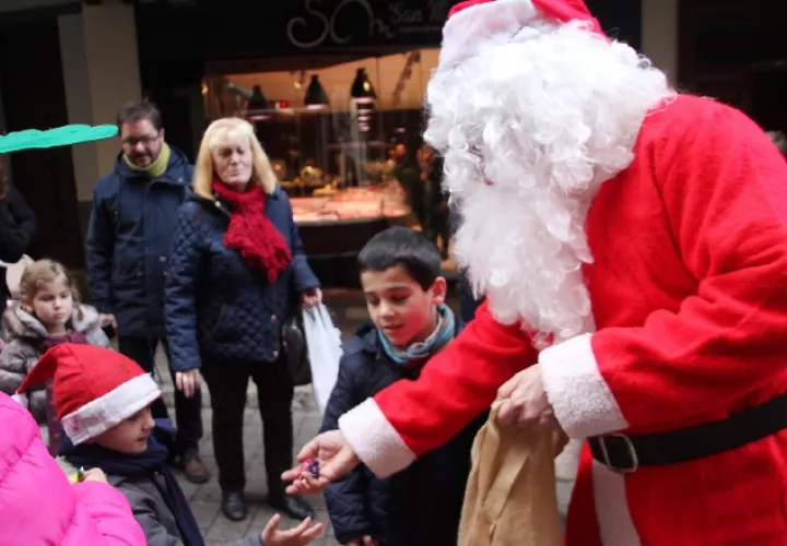 Papá Noel en Medina de Rioseco (Valladolid) EFE
