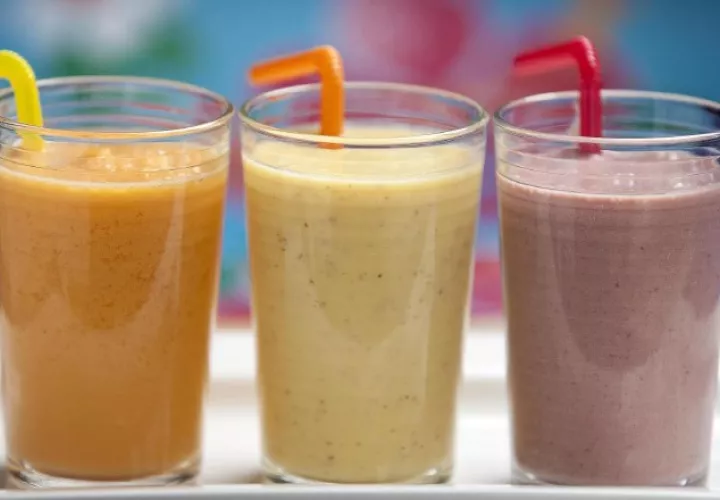 Los batidos nutricionales son una buena elección.