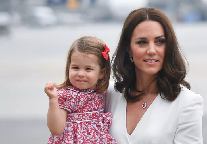 La princesa Charlotte cumple tres años en mayo. /Foto AP