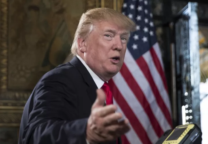 El presidente de los Estados Unidos, Donald Trump.  AP