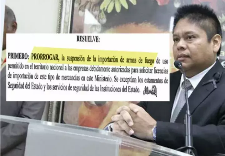 Alexis Bethancourt, ministro de Seguridad Pública / PA.