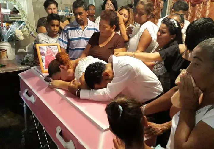 Los restos de la pequeña fueron sepultados en Potrero Grande / Cortesía.