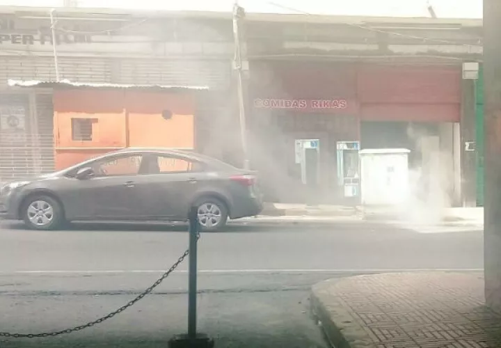 El incidente se reportó a la 1:00 p.m. de este lunes. 