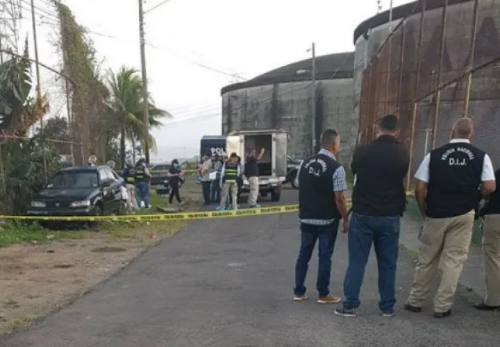 El papá de la víctima debió ser trasladado al Hospital Santo Tomás.