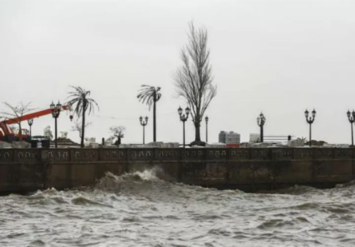 Vista del temporal en norte argentino. Foto: EFE 