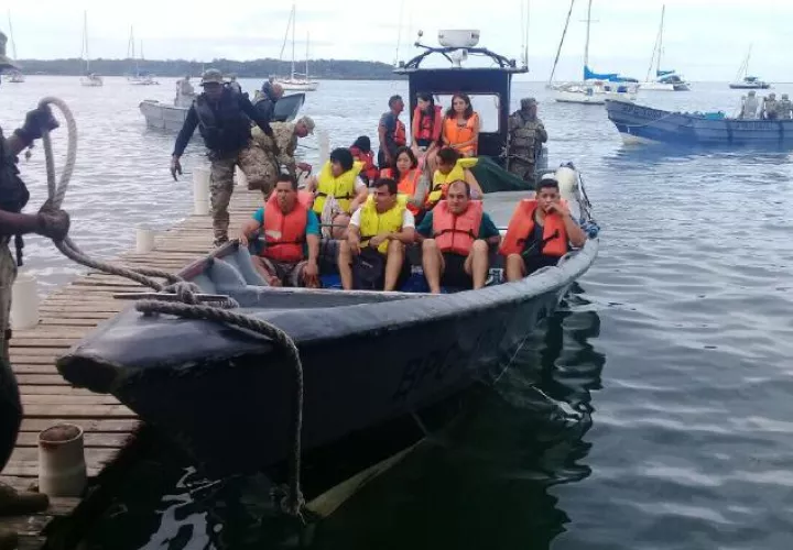 Los rescatados son de origen costarricense y hacían turismo. Mayra Madrid