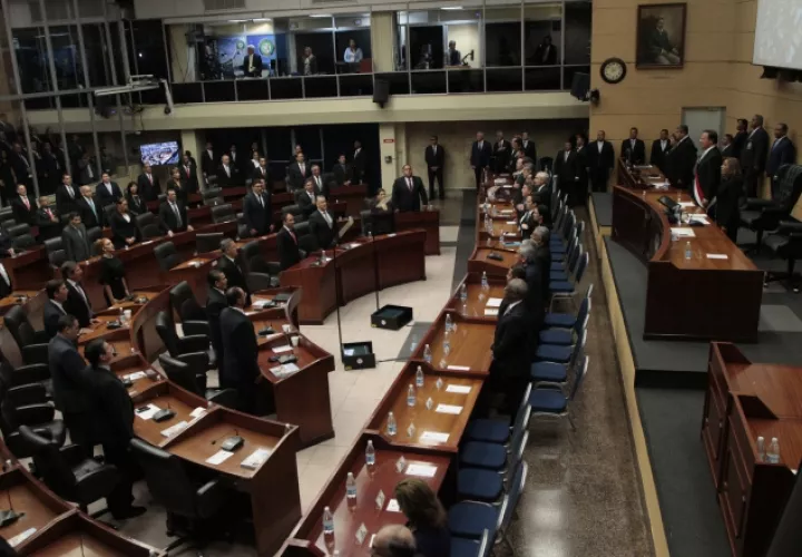 El pleno de la Asamblea no contó con la presencia de todos los invitados. /Foto: Víctor Arosemena