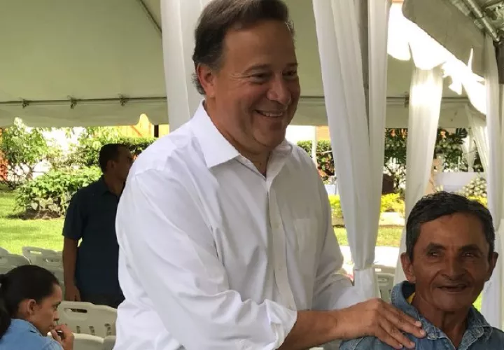 El mandatario continuó ayer con sus giras y presentaciones. Cortesía