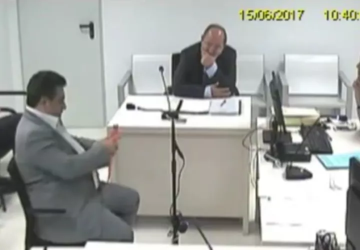 Imagen del video de la delación de Tacla Durán que ha estado circulando en redes sociales. /Foto Internet