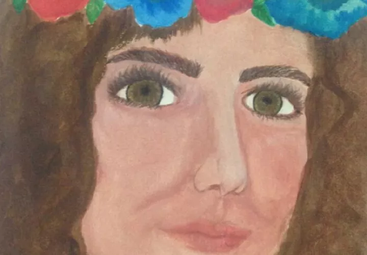 Autorretrato de Stephanie "en su edad adulta", una de las afectadas. /Foto Cortesía