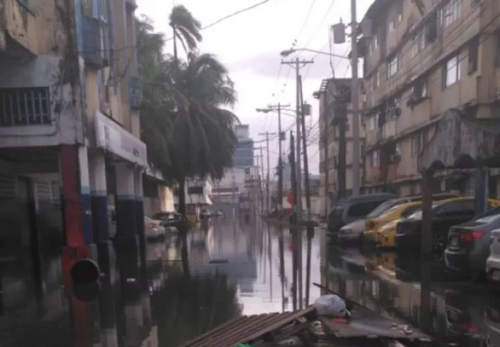 Colón quedó bajo el agua hace unos días. /Foto: www.servir.net