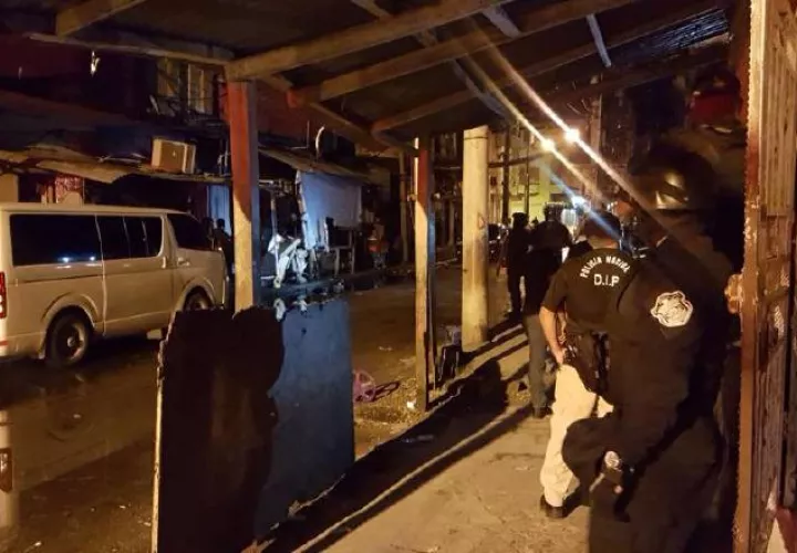 Unidades de la DIP y la Policía se tomaron las calles. Diómedes Sánchez S.