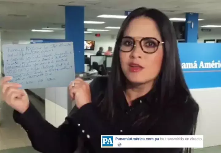Por ocasión número 14, Zulay le mostró a Zuleyka Moore la cuenta #4010177279 de Odebrecht, que podría comprometer al Gobierno. Facebook Live