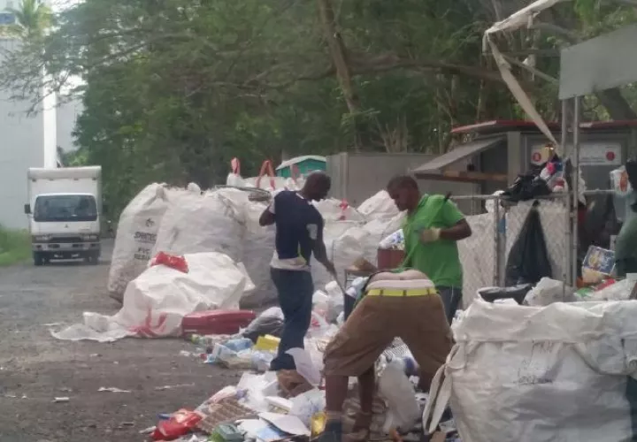 Así se realiza el proceso de separación de materiales reciclables en la calle.