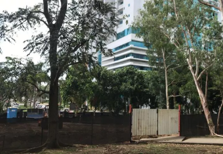 El terreno para la nueva ubicación ya está cercado, y dentro de ese perímetro ya no hay árboles.