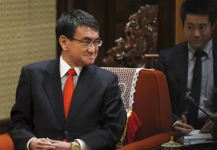 Ministro Taro Kono. AP