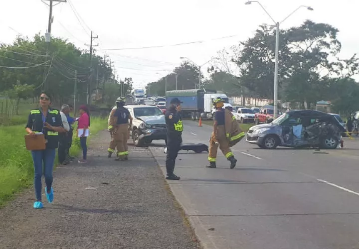 Fuerte impacto. Foto. José Vásquez. 