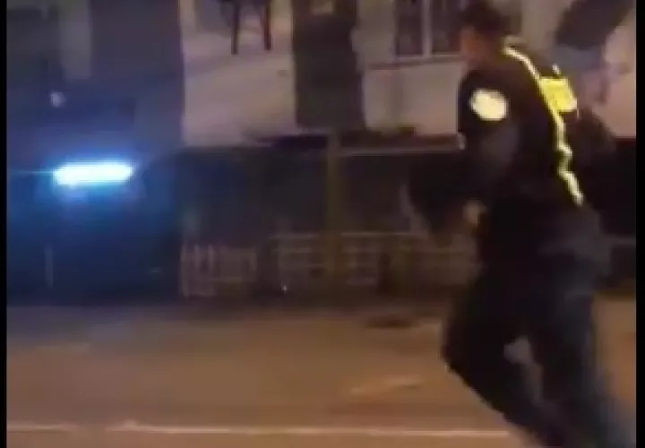 La Policía Nacional emprendió una fuerte persecución para hallar a los implicados de este incidente.