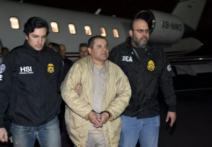 Joaquín "El Chapo" Guzmán, fue trasladado a Nueva York el 19 de enero de 2017.