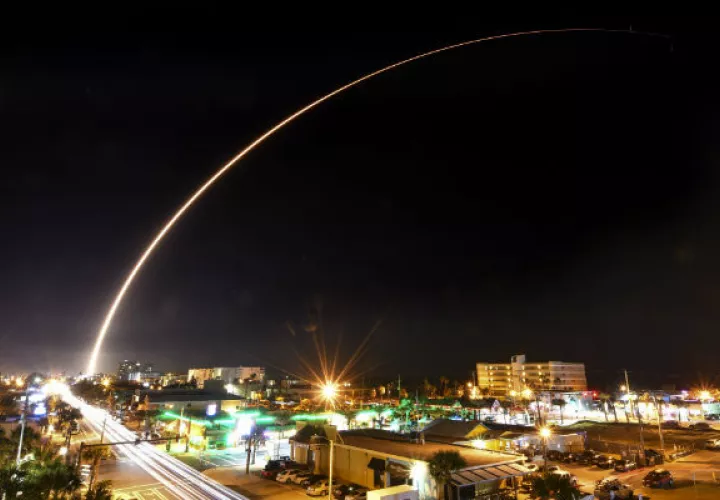 Cohete Atlas V de la compañía United Launch Alliance. FOTO/AP