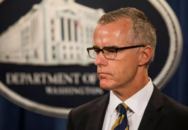 El número dos del FBI Andrew McCabe. FOTO/AP
