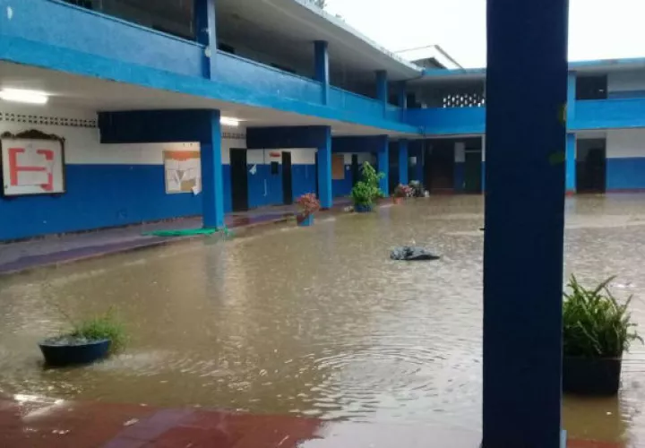 Las escuelas se vieron afectadas. 