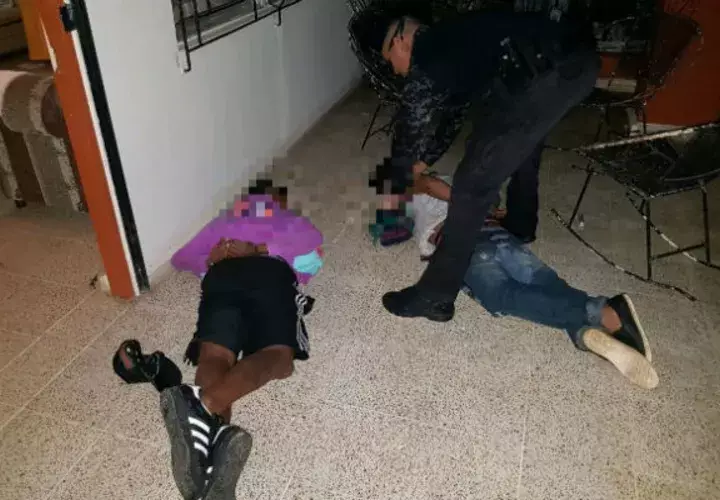 Los sujetos que fueron aprehendidos. 