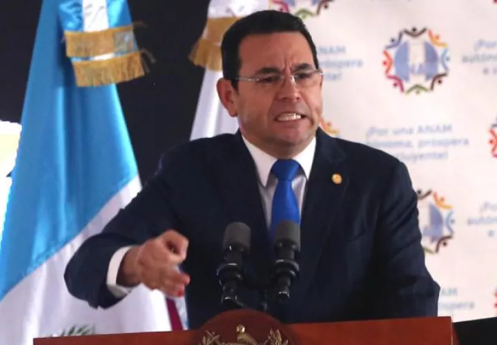Presidente de Guatemala Jimmy Morales.