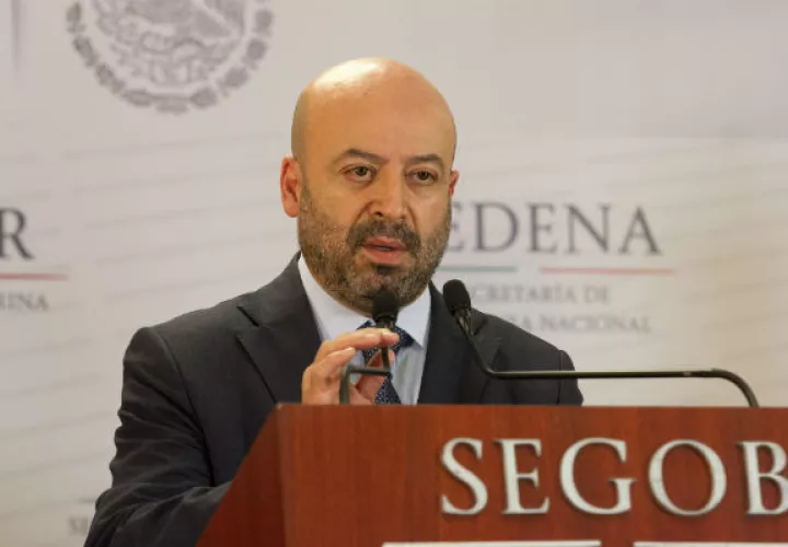 Renato Sales, titular de la Comisión Nacional de Seguridad (CNS). FOTO/EFE